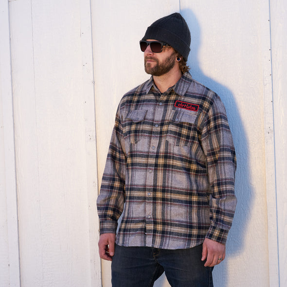 Snap Front Patch Flannel